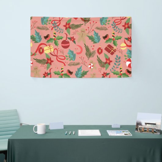 Banderoles Motif de Noël 2 (Salon professionnel)