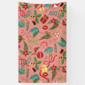 Banderoles Motif de Noël 2 (Vertical)