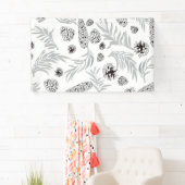 Banderoles Motif de Noël, Pine Snow 7 (En situation)