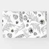 Banderoles Motif de Noël, Pine Snow 7 (Horizontal)