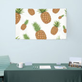 Banderoles Motif de pomme de pin aquarelle 1 (Salon professionnel)