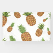 Banderoles Motif de pomme de pin aquarelle 1 (Horizontal)