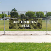 Banderoles Motif de style militaire camouflage (En situation)