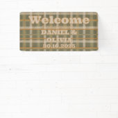 Banderoles Motif écossais celtique Tartan WeddiSeating Charte (Insitu)