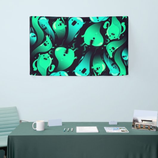 Banderoles Motif fantôme (Salon professionnel)