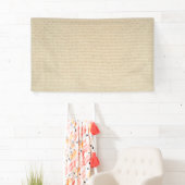 Banderoles Motif Faux burlap (En situation)