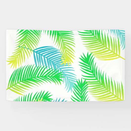 Banderoles Motif feuille Palm (Horizontal)