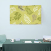 Banderoles Motif Feuille tropical 17 (Salon professionnel)
