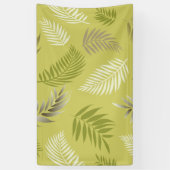 Banderoles Motif Feuille tropical 17 (Vertical)