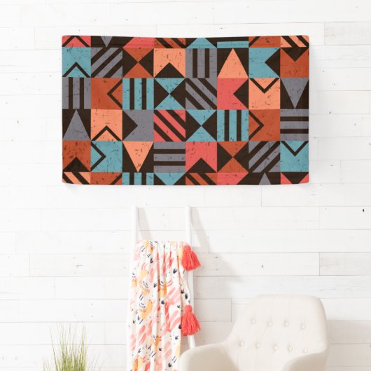 Banderoles Motif géométrique 28 (En situation)