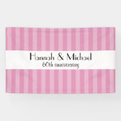 Banderoles Motif, Grilles, Lignes, Anniversaire (Horizontal)