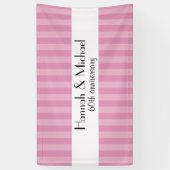 Banderoles Motif, Grilles, Lignes, Anniversaire (Vertical)