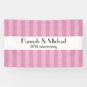 Banderoles Motif, Grilles, Lignes, Anniversaire (Horizontal)