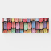 Banderoles Motif Macaron français coloré (Horizontal)