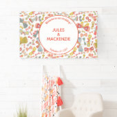 Banderoles Motif Pastel Graphic moderne (En situation)