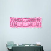 Banderoles Motif Pink Zigzag Chevron (Salon professionnel)