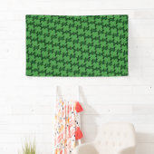 Banderoles Motif shamrock (En situation)
