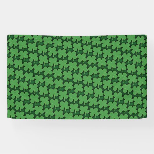 Banderoles Motif shamrock (Horizontal)