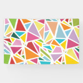 Banderoles Motif triangles colorés (Horizontal)