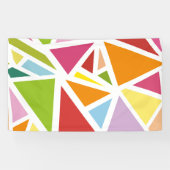 Banderoles Motif triangles colorés 4 (Horizontal)