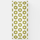 Banderoles Motif Vert Olive (Vertical)