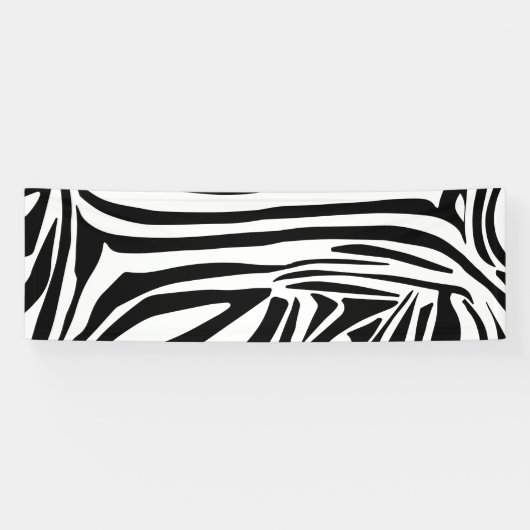 Banderoles Motif zèbre (Horizontal)