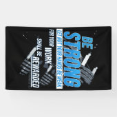 Banderoles Motivation de la condition physique de la foi : So (Horizontal)