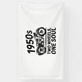 Banderoles Moto à deux roues, à une âme (Vertical)