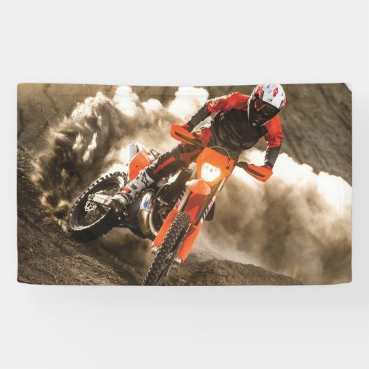 Banderoles Motocross Rider (Horizontal)