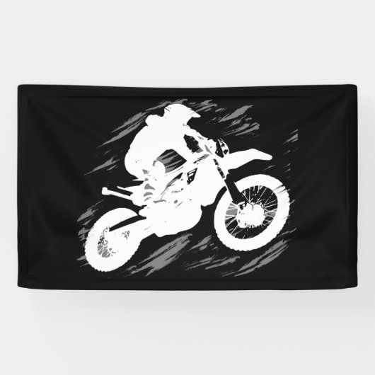 Banderoles Motocross Sport Concurrentiel Motorcycle Course (Horizontal)