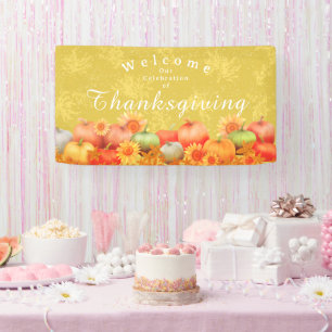 Banderoles Moutarde de citrouille d'automne