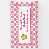 Banderoles Muffin Chocs-Chip Vérifier Cuisine personnalisée r (Vertical)