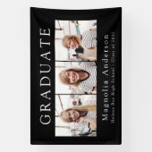Banderoles Multi Photo Collage Classe de Graduation 2024 (Verticale)
