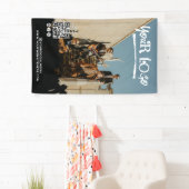 Banderoles Musician Band Artist Your Logo & Qr Code (En situation)