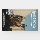 Banderoles Musician Band Artist Your Logo & Qr Code (Horizontal)