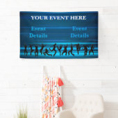 Banderoles Musique, Danse, Modèle de fête (En situation)