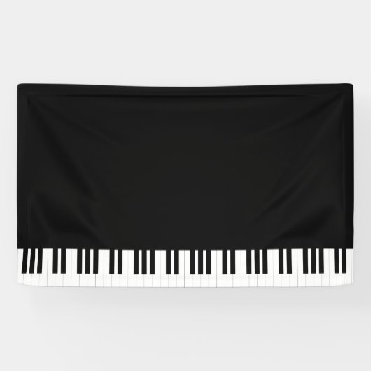 BANDEROLES MUSIQUE DE PIANO (Horizontal)