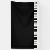 BANDEROLES MUSIQUE DE PIANO (Vertical)