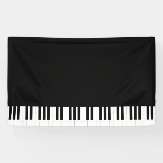 BANDEROLES MUSIQUE DE PIANO (Horizontal)
