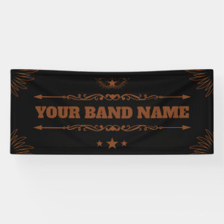 Banderoles Musique Western Musique Rock Gig