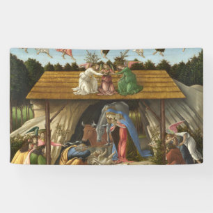 Banderoles Mystical Nativity By Sandro Botticelli