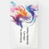 Banderoles Mythique Dragon Magicland Anniversaire (Vertical)