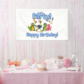 Banderoles Nae Nae & Lulu Adventures Party Banner