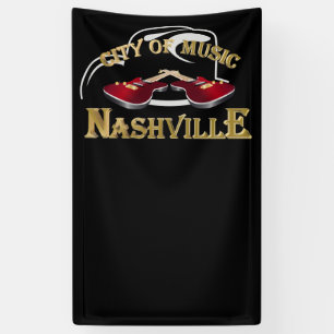 Banderoles Nashville. City of music