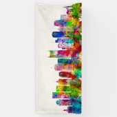 Banderoles Nashville Tennessee Skyline (Vertical)