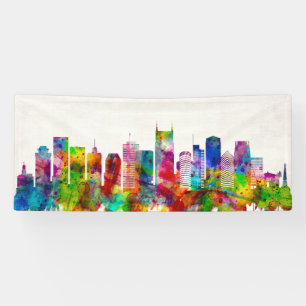 Banderoles Nashville Tennessee Skyline