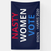 Banderoles Nasty Women Vote I (Vertical)