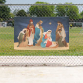 Banderoles Nativité de Noël (En situation)