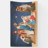 Banderoles Nativité de Noël (Vertical)