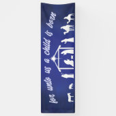 Banderoles Nativité de Noël de l'église chrétienne (Vertical)